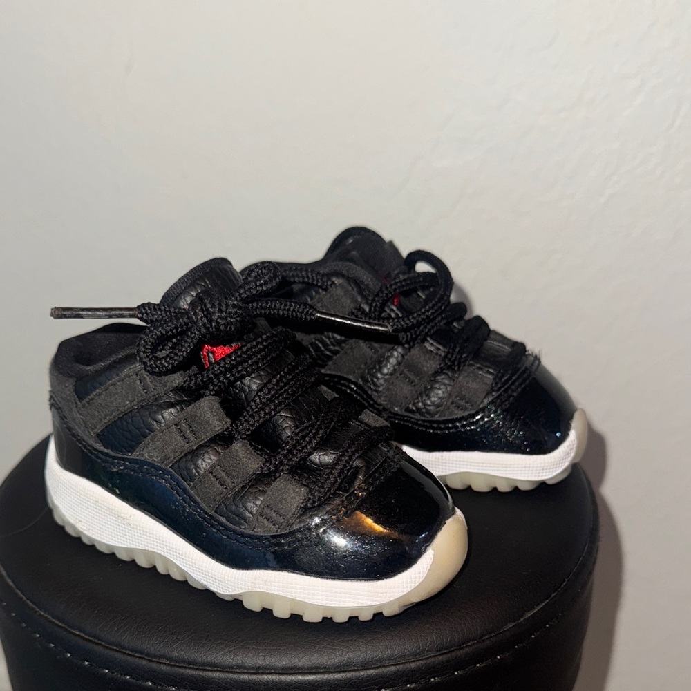 Jordan Kids Black and White Sneakers